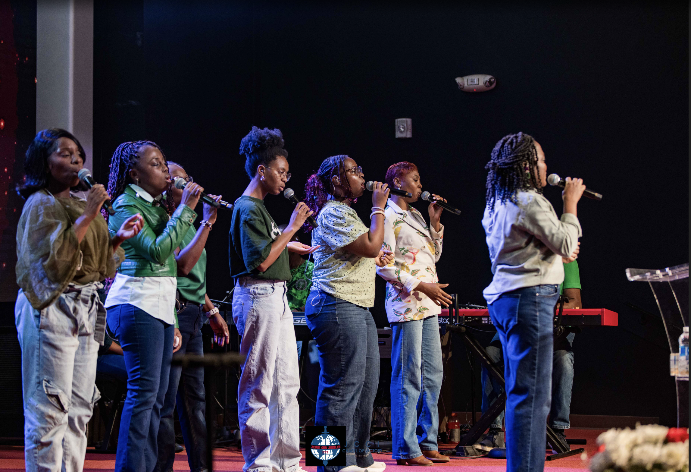 Jubilee’s worship team leading the congregation